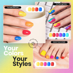 Beetles Neon Esmalte detalle de diseño y acabado ultra brillante
