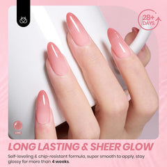 Beetles Nude Gel brillo duradero de hasta 28 días
