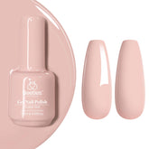 Beetles Nude Gel Nail Polish, botella con color suave y duradero para uñas