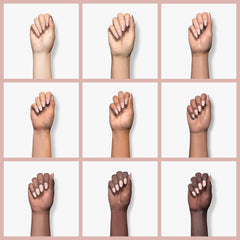 Beetles Nude Gel Nail Polish, empaque elegante que inspira cuidado y estilo