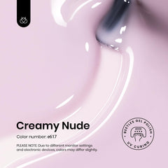 Beetles Nude Gel Polish, aplicación en capas para controlar la opacidad.