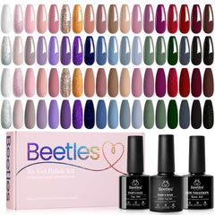 Beetles Set Invierno Esmalte Gel 36 Colores para un acabado duradero