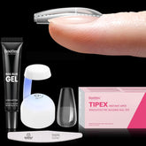 Beetles Tipex: puntas de uñas en 16 tallas para ajuste perfecto y acabado profesional.