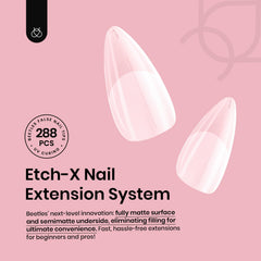 Beetles Gel Polish: punta con alineación central para aplicación precisa.