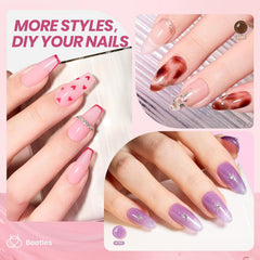 Beetles Top Coat Glossy: brillo duradero para uñas.