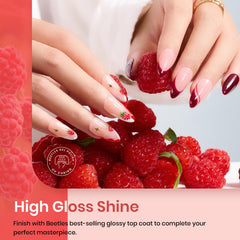 Beetles Valentines gel polish marrón: tono neutro elegante para cualquier ocasión