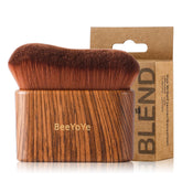 BeeYoYe cepillo autobronceador para rostro, difumina de forma suave y uniforme