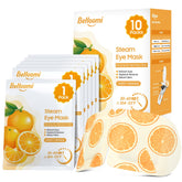 BeHoomi mascarilla de vapor para ojos, paquete de 10, descanso rápido y cómodo
