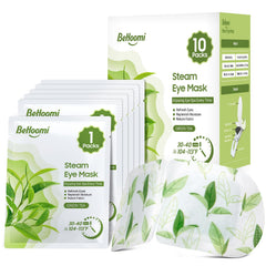 BeHoomi máscara de ojos en dos packs, empaque listo para regalo o viaje.