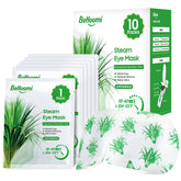 BeHoomi mascarilla ocular termica lemongrass lista para relajación suave.
