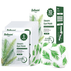 BeHoomi mascarilla ocular a vapor con empaque de 10 unidades para relajación diaria