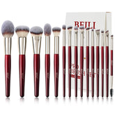 Pinceles BEILI para ojos, acabado suave para sombras.