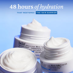 belif Moisturizing Bomb aplicación suave que se absorbe rápido para uso diario.