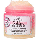 Bella and Bear Goddess Sugar Scrub en botella: exfoliación suave para piel radiante.