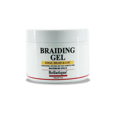 BELLATIQUE gel para bordes, botella visible, acabado limpio y duradero.