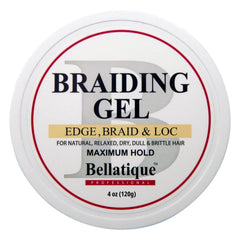 Textura de gel con brillo alto para peinados definidos.