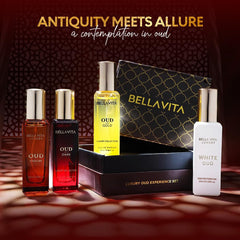 BellaVita Luxury OUD Oro: botella OUD Oro con aroma cálido para ocasiones especiales.