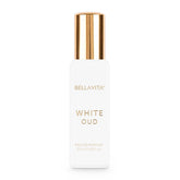 BellaVita Luxury White OUD Parfum, botella de viaje, ideal para retoques diarios.