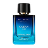 BellaVita Ocean fragancia, botella-vertido: aroma fresco y masculino para uso diario.