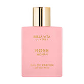 BellaVita Rose: frasco elegante para uso diario con perfume floral.
