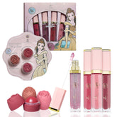 Belle Maison Disney bálsamo labial set, hidratación suave para labios.