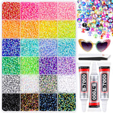 BELLEBOOST resina cristal 3mm, paleta colorida para manualidades