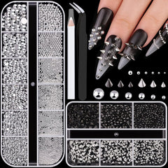 BELLEBOOST tachuelas cono punk para uñas: añade textura 3D atrevida.