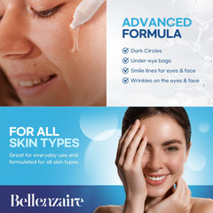Bellenzaire serum ojos, arrugas suavizadas y contornos definidos