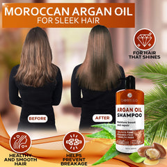 Bellisso Champú de Argán, brillo saludable para el cabello