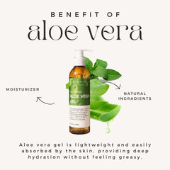 Benatu Aloe Vera Gel, aplicación en piel para hidratación diaria.