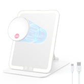 Espejo Benbilry para maquillaje de viaje con luz, compacto y práctico.