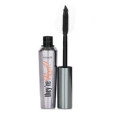 Benefit Theyre Real Mascara Beyond Black brush closeup shows a precise tapered wand for defined lashes