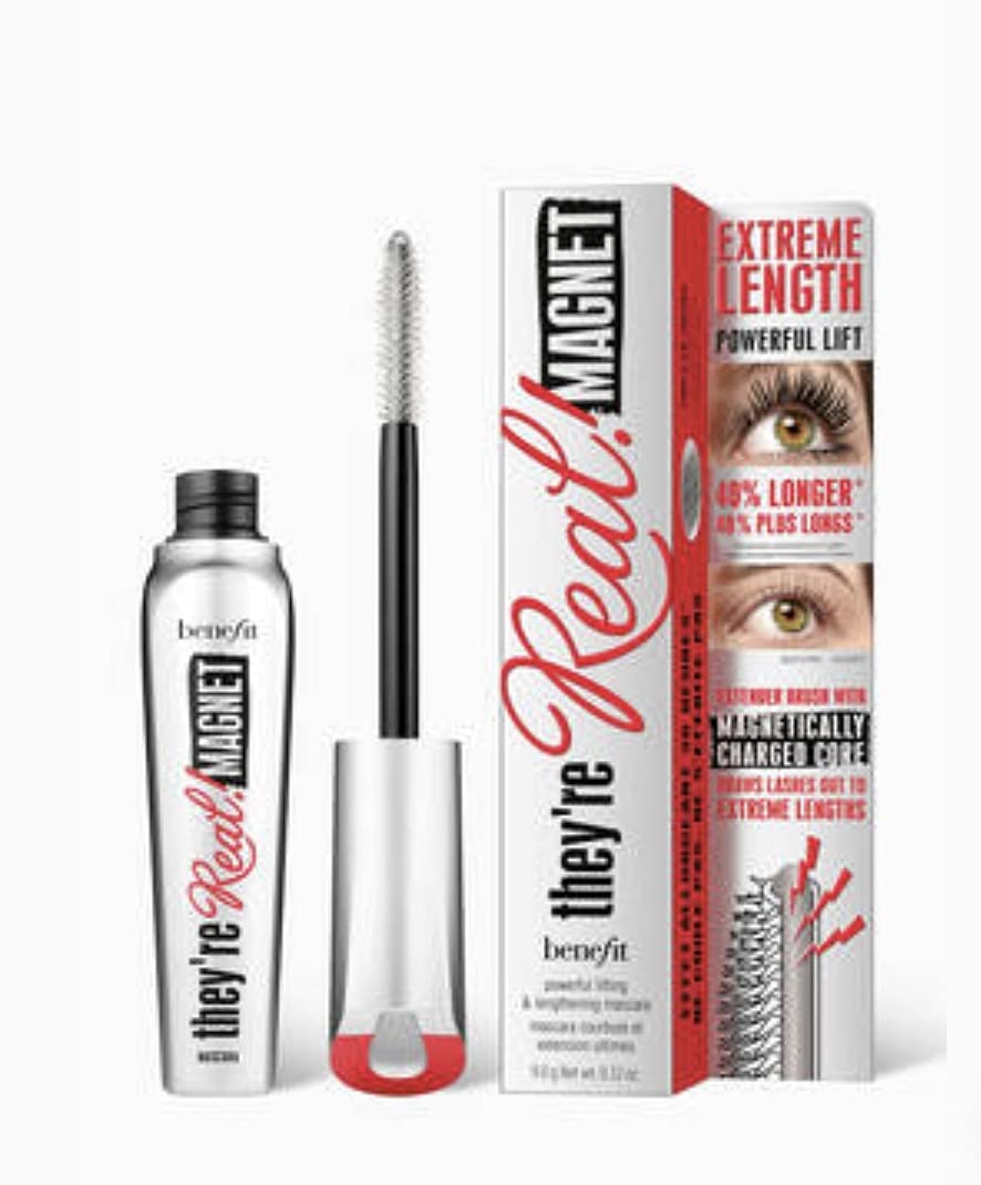Benefit They're Real! Mascara MAGNET, cepillo exclusivo para alargar y definir pestañas