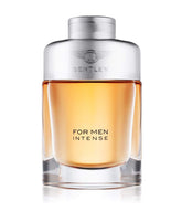 Bentley INTENSE EDP bottle front view, bold masculine design for evening wear.