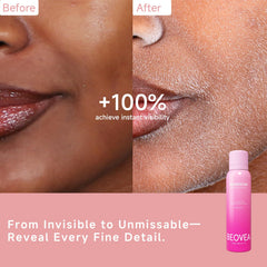 BEOVEA rostro limpio tras dermaplaning gracias al identificador de vello