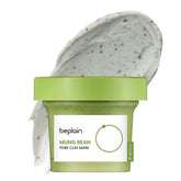 Beplain masque argile haricot-mungo — purifie les pores lors de l'application