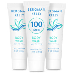 BERGMAN KELLY Gel douche voyage 30 ml, format compact idéal pour bagages.