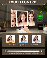 BERTHALESS ampliación 1x-2x-3x para detalles precisos en ojos y cejas