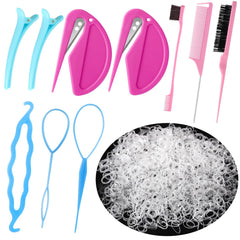 BESARME elásticos claros para cabello: suaves y aptos para peinados rápidos.