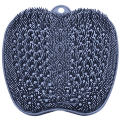 BESKAR tapete exfoliante para pies en la ducha facilita la limpieza sin doblarte.