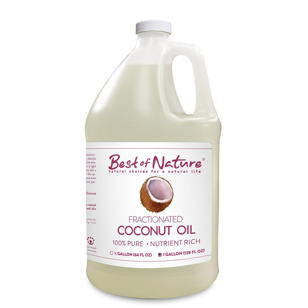 Best of Nature huile coco fractionnee — bouteille claire et hydratation légère sans gras.