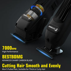 BESTBOMG BS-808A recortador de barba para detalles definidos.