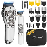 BESTBOMG tondeuse-cheveux lame ceramique T pour coupe précise