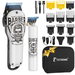 BESTBOMG tondeuse-cheveux lame ceramique T pour coupe précise