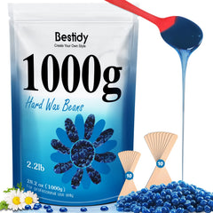 Bestidy bolas de cera 1000g para cuerpo y bikini, listas para depilar.