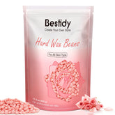 Bestidy perlas de cera dura para depilación de la cara, suave y efectiva en casa.