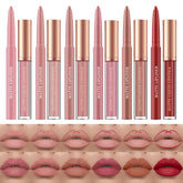 BestLand barra labial mate Set 12 piezas, acabado suave y larga duración.