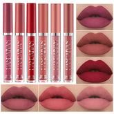 BestLand Conjunto C de labiales líquidos mate, empaque elegante para colección diaria.