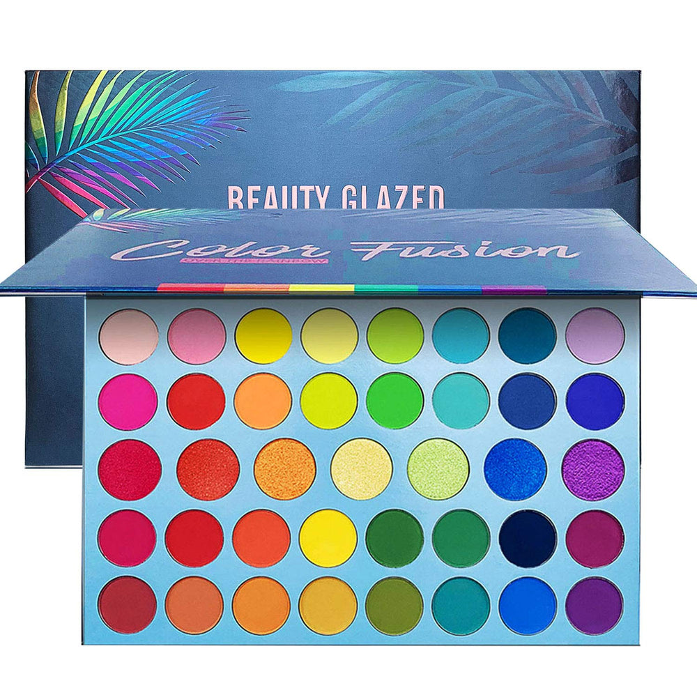 BestLand Paleta 39 colores arcoiris para ojos, estilos vibrantes.