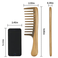 La longitud de 9 pulgadas de BESTOOL es ideal para cabellos largos y gruesos.